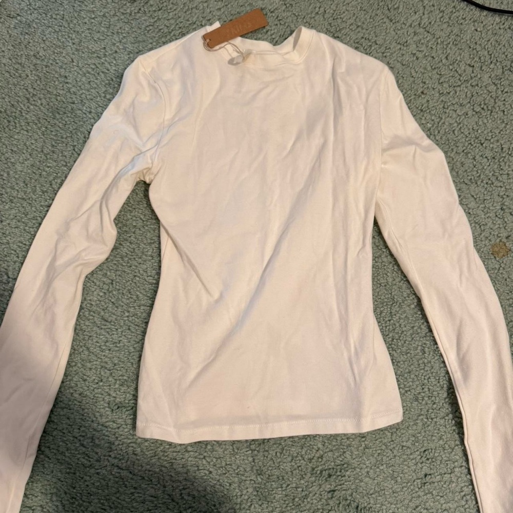 Skims Marble Cotton Jersey Long Sleeve
